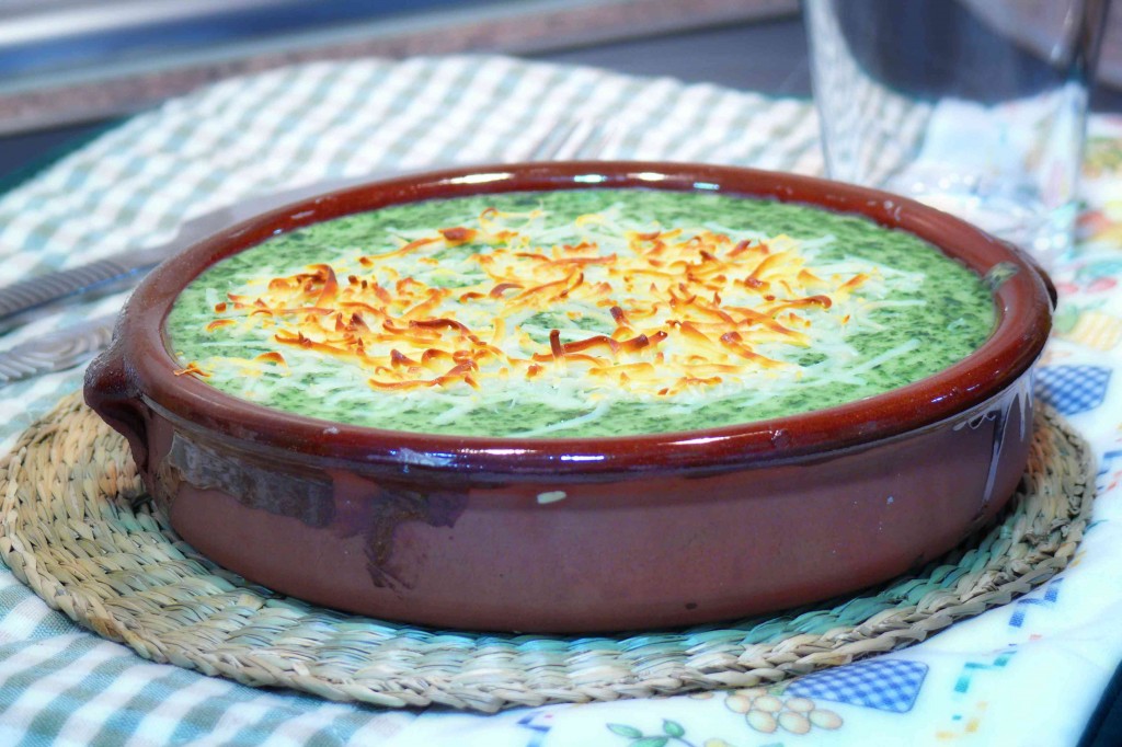 Espinacas A La Crema , Recetas De Verduras