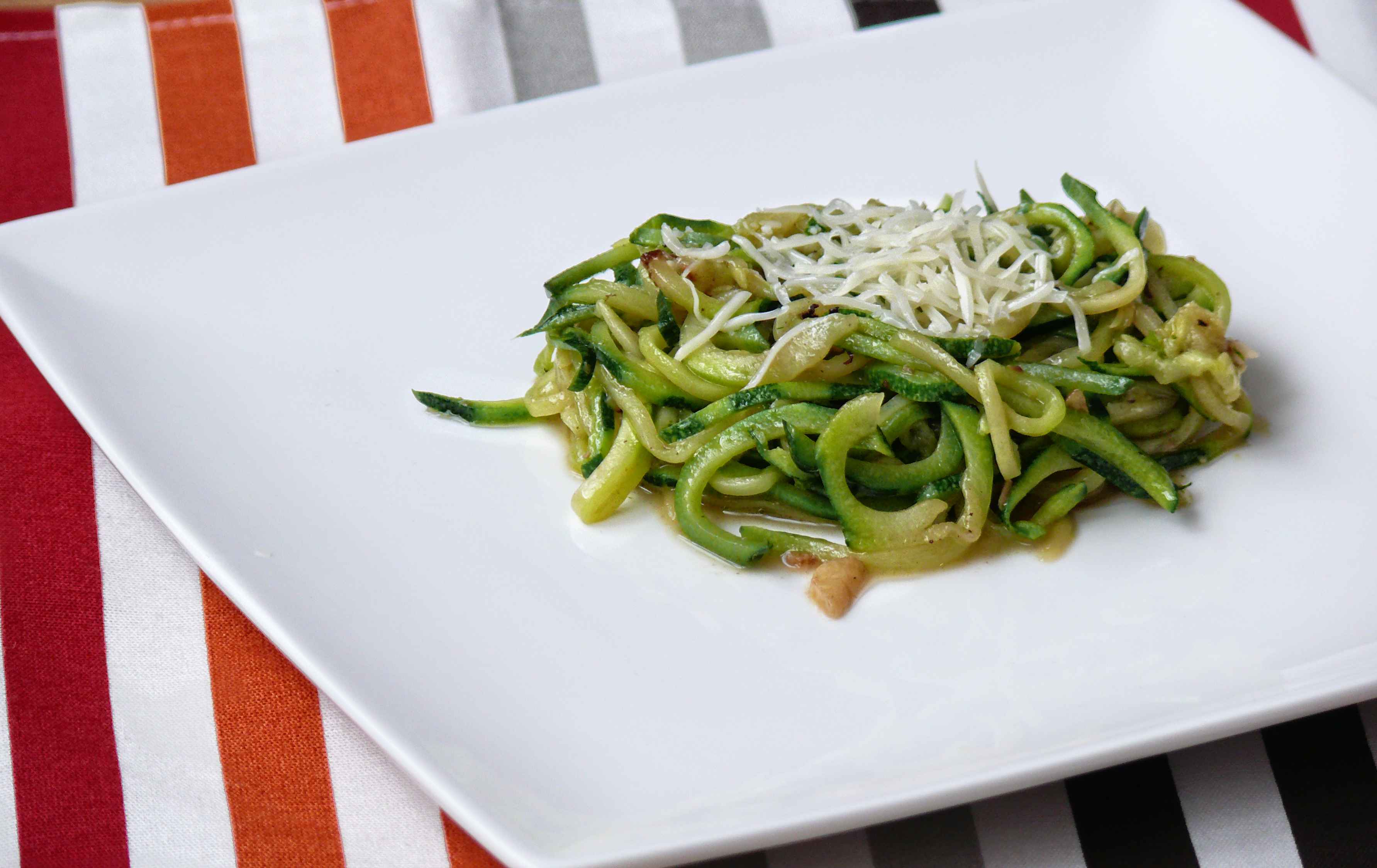 Espaguetis De Calabacin Al Aglio&#038;olio