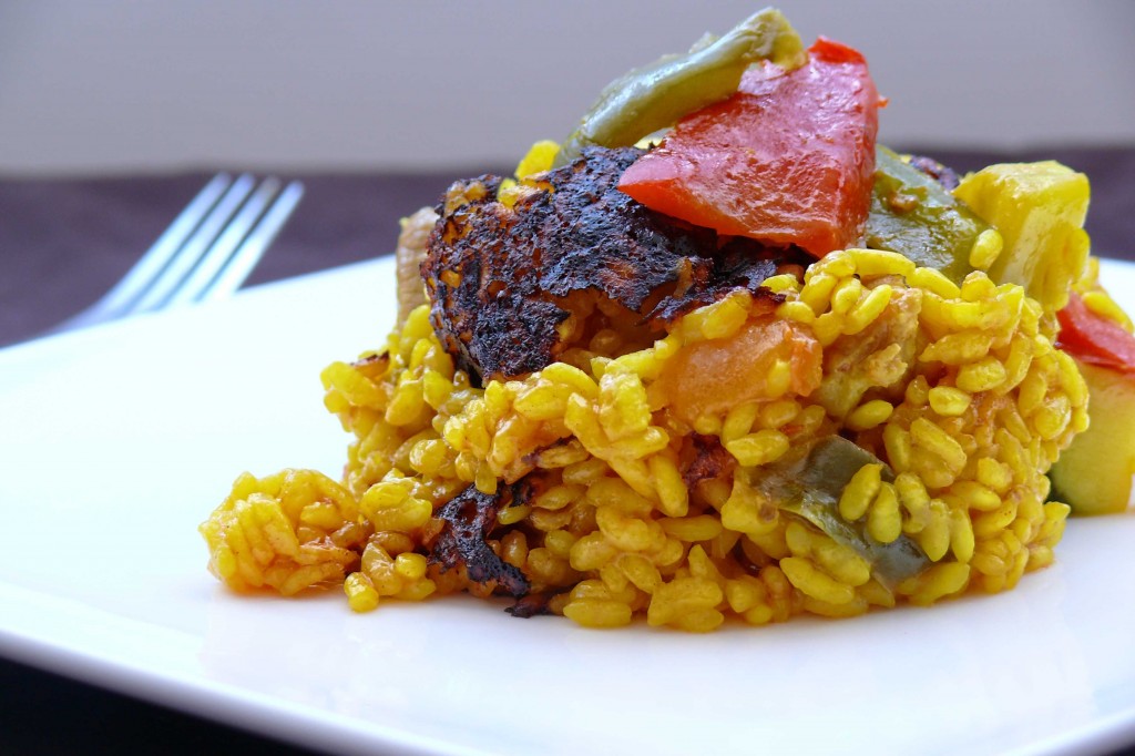 Arroz Con Verduras Y Magro