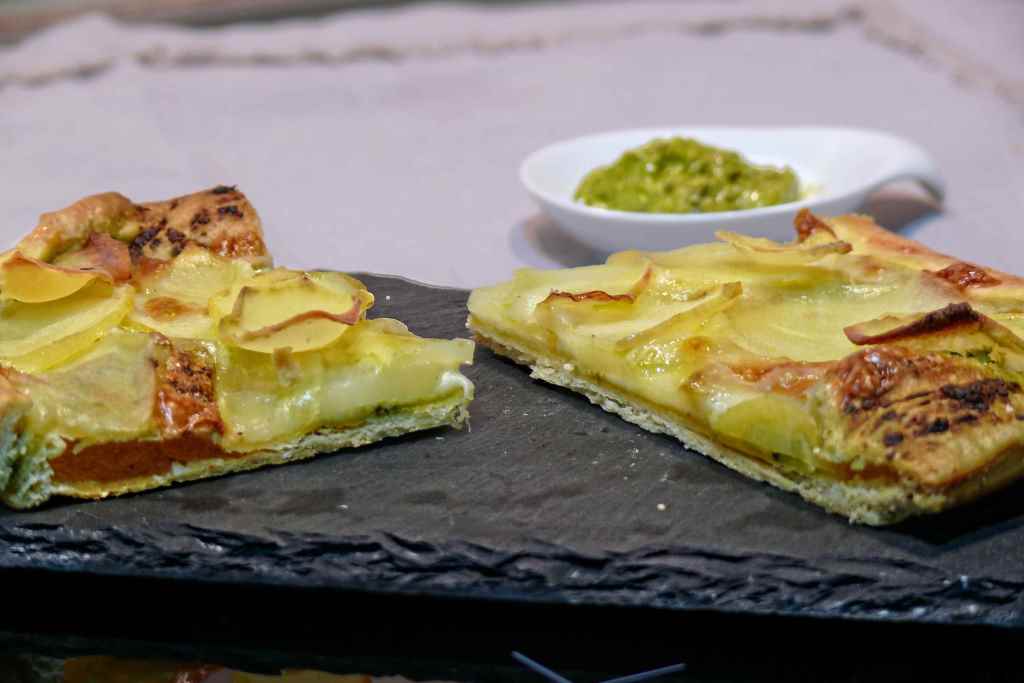 Tarta De Salsa Pesto Y Patata