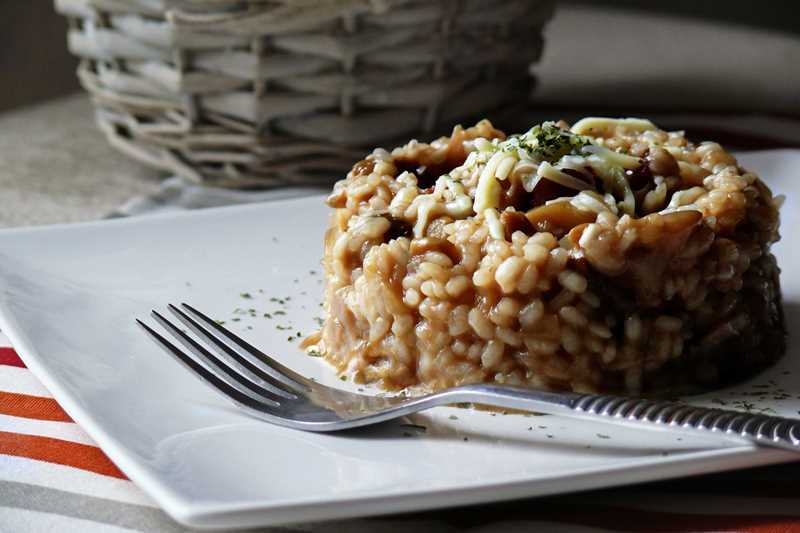 Risotto De Boletus Al Pedro Ximenez